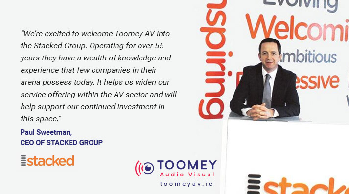 Paul Sweetman - CEO Stacked Group - Toomey