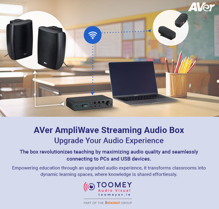 AVer AmpliWave Streaming Audio Box- Upgrade Your Audio Experience